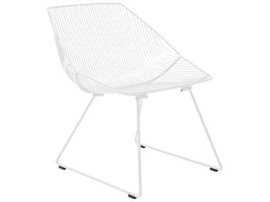 Bend Goods Outdoor Bunny Galvanized Iron White Lounge Chair BOOBUNNYWH