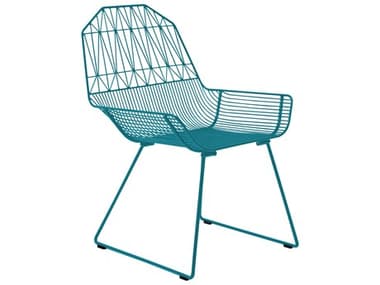 Bend Goods Outdoor Farmhouse Galvanized Iron Peacock Lounge Chair BOOFARMPC