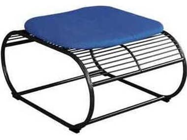 Bend Goods Outdoor Loop True Blue Ottoman Pad BOOLOOPOTTOPADTB