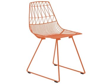 Bend Goods Outdoor Lucy Galvanized Iron Orange Dining Chair BOOLUCYOR