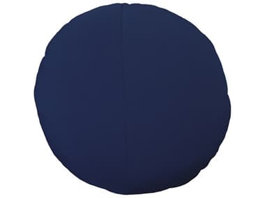 Bend Goods Outdoor Navy Blue 15'' Wide Round Throw Pillow BOOPILLOWNY