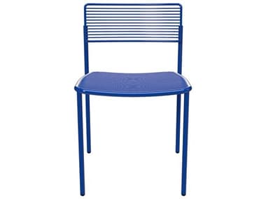 Bend Goods Outdoor Rachel Electric Blue Iron Dining Side Chair BOORACHELEB