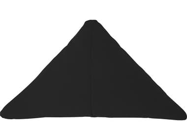 Bend Goods Outdoor Black 26'' Wide Triangle Throw Pillow BOOTRIPILLOWBK