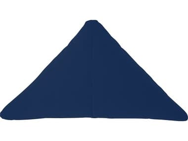 Bend Goods Outdoor Navy Blue 26'' Wide Triangle Throw Pillow BOOTRIPILLOWNY