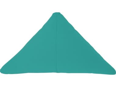 Bend Goods Outdoor Teal 26'' Wide Triangle Throw Pillow BOOTRIPILLOWTL