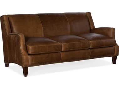 Bradington Young Kane 69" Leather Upholstered Sofa BRD41395