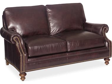 Bradington Young West Haven 59" Leather Upholstered Loveseat BRD75975