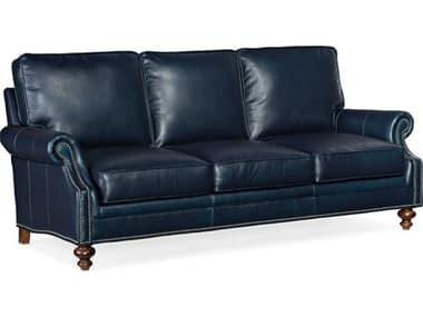 Bradington Young West Haven 82&quot; Leather Upholstered Sofa BRD75995
