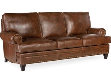 Bradington Young Carrado 87&quot; Leather Upholstered Sofa BRD78095
