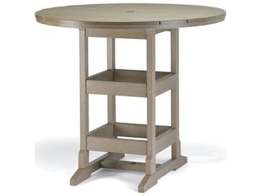 Breezesta Recycled Plastic 48'' Round Bar Height Table BREBH0909