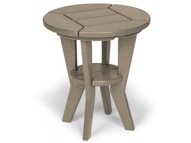 Breezesta Chill Recycled Plastic 20''Wide Round End Table BRECI1804