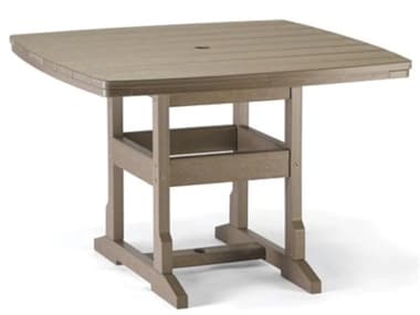 Breezesta Dining Recycled Plastic 42'' Square Dining Height Table BREDH0718