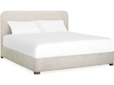 Brownstone Agnes Sable White Oak Wood Upholstered California King Platform Bed BRNAG119