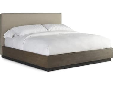 Brownstone Baldwin Latte Bronze Brown Teak Wood Queen Platform Bed BRNBDB117