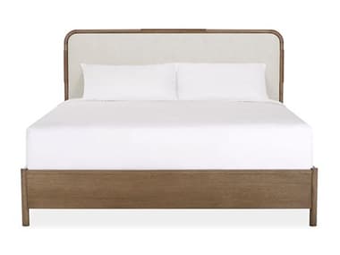 Brownstone Oliver Sedona Brown Oak Wood Queen Platform Bed BRNOV117