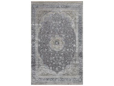 Bashian Allure Bordered Area Rug BSHA161GYALR143