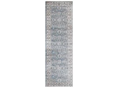 Bashian Ashland Bordered Runner Area Rug BSHA181LBLASH313RUN