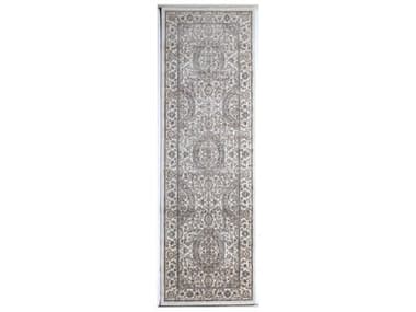 Bashian Legacy Bordered Runner Area Rug BSHL115IVLGC113RUN