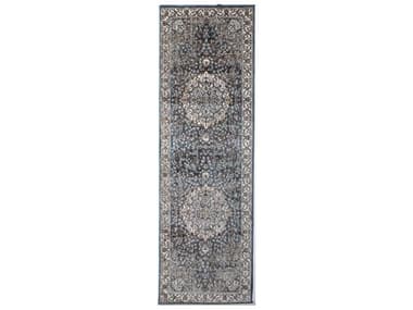 Bashian Legacy Bordered Runner Area Rug BSHL115TELGC114RUN