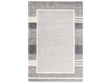 Bashian Luminous Bordered Area Rug BSHL124GYLM110