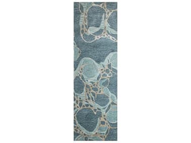 Bashian Larchmont Abstract Runner Area Rug BSHL128TELR393RUN