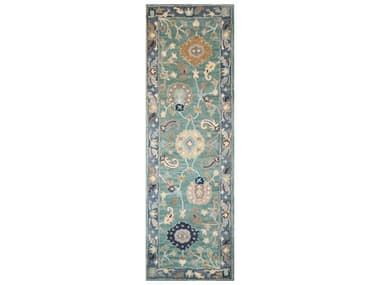 Bashian Venezia Bordered Runner Area Rug BSHR120GNCL218RUN