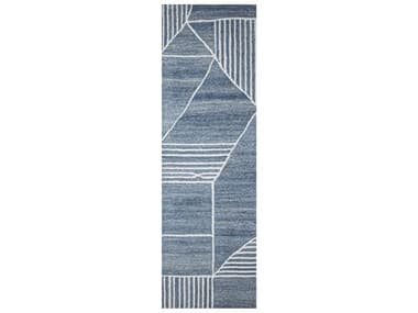 Bashian Verona Geometric Runner Area Rug BSHR130AZLC186RUN