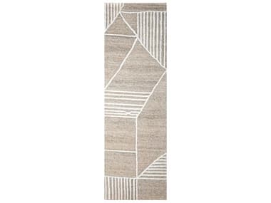 Bashian Verona Geometric Runner Area Rug BSHR130BELC186RUN