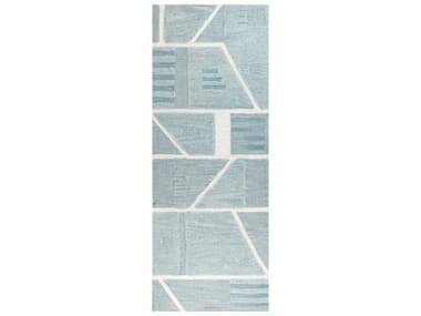 Bashian Verona Geometric Runner Area Rug BSHR130TELC183RUN