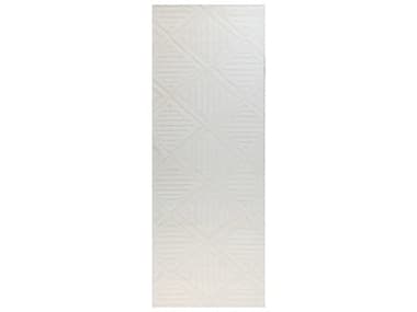 Bashian Verona Geometric Runner Area Rug BSHR130WHLC172RUN