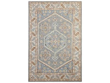 Bashian Valencia Bordered Runner Area Rug BSHR131GYAL140