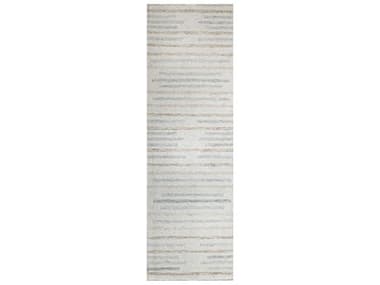 Bashian Valencia Striped Runner Area Rug BSHR131IVMULTIAL308RUN