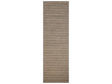 Bashian Contempo Striped Runner Area Rug BSHS176BEALM71RUN