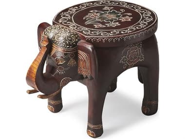 Butler Botswana Round Wood Artifacts End Table BT1166290