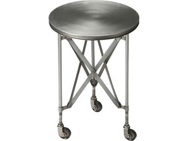 Butler Costigan Round Metal Industrial Chic End Table BT1168330