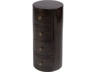 Butler Liam Round Wood Chocolate End Table BT1176117