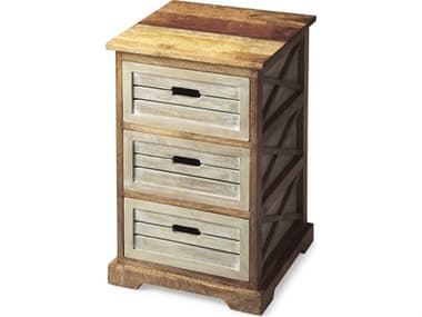 Butler Hayden Modern Expressions Brown Mango Wood Accent Cabinet BT1183260