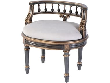 Butler Hathaway Royal Pastel Blue Upholstered Vanity Seat BT1218483
