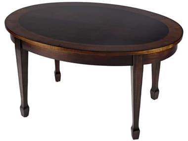 Butler Clayton Oval Wood Cherry Nouveau Coffee Table BT1234211