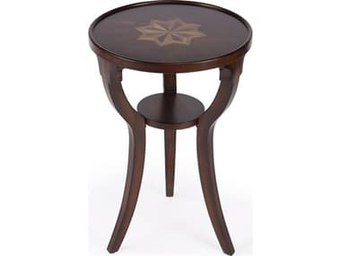 Butler Dalton Round Wood Cherry End Table BT1328024