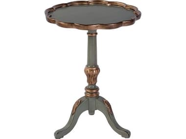 Butler Dansby Round Wood Royal Pastel Green End Table BT1482482