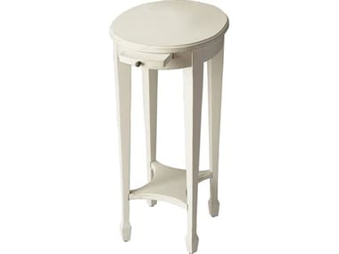 Butler Arielle Oval Wood Cottage White End Table BT1483222