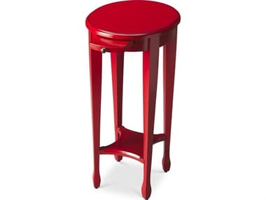 Butler Arielle Oval Wood Red End Table BT1483293