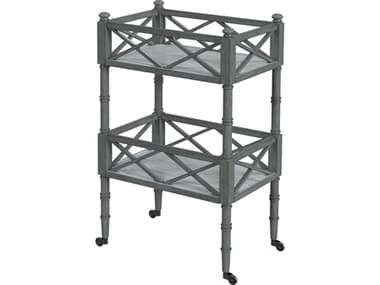 Butler Foster Wood Powder Gray Bar Cart BT1565418