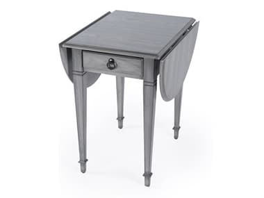 Butler Glenview Rectangular Wood Powder Gray End Table BT1576418