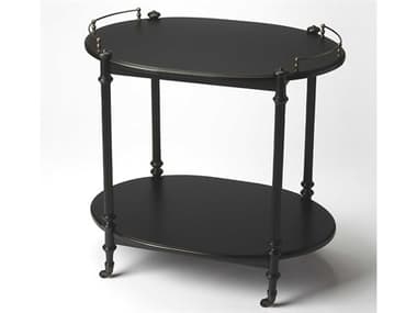 Butler Kathleen Wood Black Licorice Bar Cart BT1690111