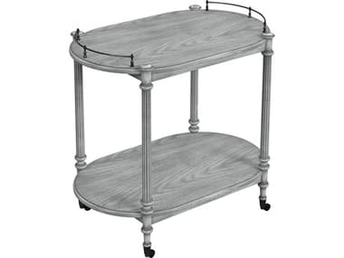 Butler Kathleen Wood Powder Gray Bar Cart BT1690418