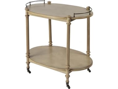 Butler Kathleen Wood Antique Beige Bar Cart BT1690424
