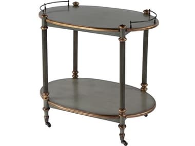Butler Kathleen Wood Royal Pastel Green Bar Cart BT1690482