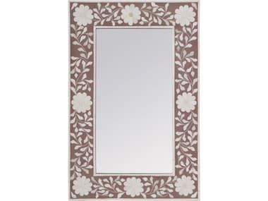 Butler Vivienne Rose Bone Rectangular Wall Mirror BT1855323